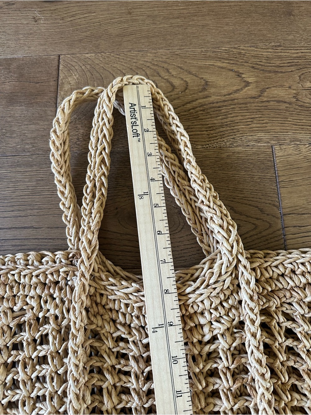 Vintage Natural Woven Summer Bag - Picture 5 of 6